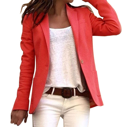 Blazer ajusté femme – Veste chic avec revers pour look élégant au bureau